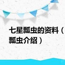 七星瓢虫的资料（七星瓢虫介绍）