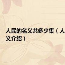 人民的名义共多少集(人民的名义介绍)