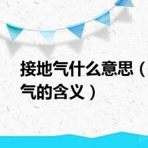 接地气什么意思（接地气的含义）
