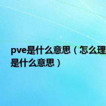 pve是什么意思（怎么理解pve是什么意思）