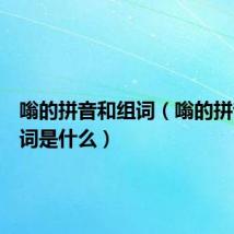 嗡的拼音和组词（嗡的拼音和组词是什么）