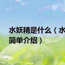 水妖精是什么（水妖精简单介绍）