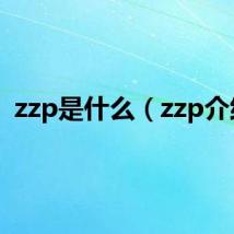 zzp是什么（zzp介绍）