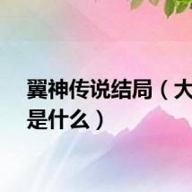 翼神传说结局（大结局是什么）