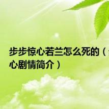步步惊心若兰怎么死的(步步惊心剧情简介)