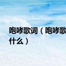 咆哮歌词（咆哮歌词是什么）