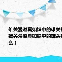 雄关漫道真如铁中的雄关指的是(雄关漫道真如铁中的雄关指的是什么)