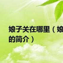 娘子关在哪里（娘子关的简介）