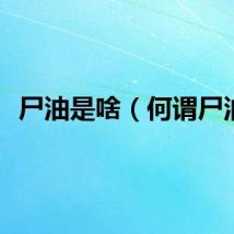 尸油是啥（何谓尸油）