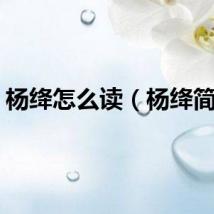 杨绛怎么读（杨绛简介）
