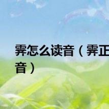 霁怎么读音（霁正确读音）