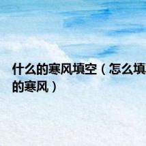 什么的寒风填空（怎么填写什么的寒风）