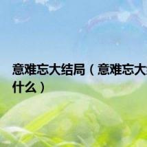 意难忘大结局(意难忘大结局是什么)