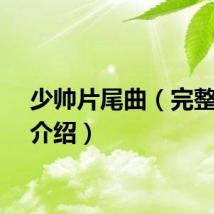 少帅片尾曲（完整歌词介绍）
