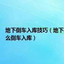 地下倒车入库技巧(地下车库怎么倒车入库)