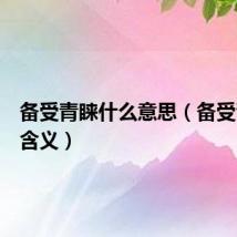 备受青睐什么意思（备受青睐的含义）