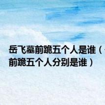 岳飞墓前跪五个人是谁(岳飞墓前跪五个人分别是谁)