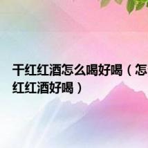 干红红酒怎么喝好喝(怎么喝干红红酒好喝)