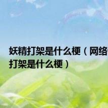 妖精打架是什么梗（网络语妖精打架是什么梗）