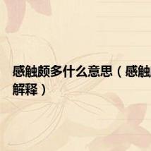感触颇多什么意思（感触颇多的解释）