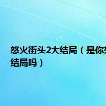 怒火街头2大结局（是你想要的结局吗）
