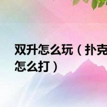 双升怎么玩（扑克双升怎么打）