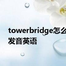 towerbridge怎么读音发音英语