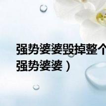 强势婆婆毁掉整个家（强势婆婆）