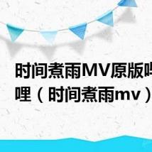 时间煮雨MV原版哔哩哔哩（时间煮雨mv）