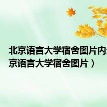 北京语言大学宿舍图片内景(北京语言大学宿舍图片)