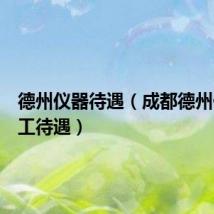 德州仪器待遇(成都德州仪器普工待遇)
