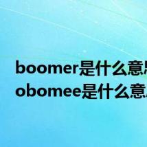 boomer是什么意思(bobomee是什么意思)