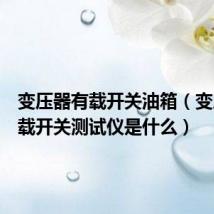 变压器有载开关油箱（变压器有载开关测试仪是什么）