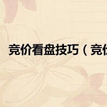 竞价看盘技巧（竞价）