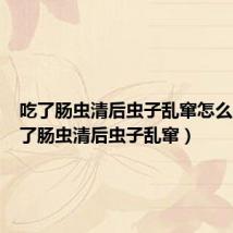 吃了肠虫清后虫子乱窜怎么办(吃了肠虫清后虫子乱窜)