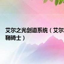 艾尔之光剑道系统(艾尔之光剑鞘骑士)