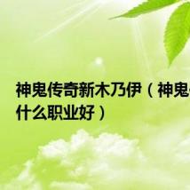 神鬼传奇新木乃伊（神鬼传奇练什么职业好）