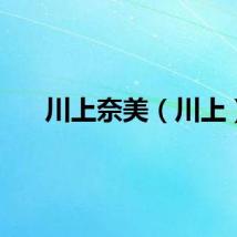 川上奈美（川上）