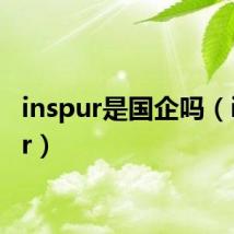 inspur是国企吗(inspur)