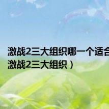 激战2三大组织哪一个适合幻术(激战2三大组织)