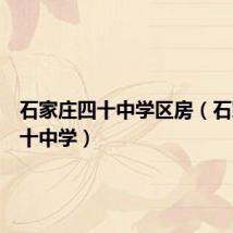 石家庄四十中学区房（石家庄四十中学）
