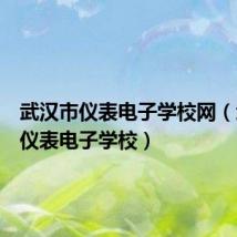 武汉市仪表电子学校网(武汉市仪表电子学校)