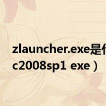 zlauncher.exe是什么(c2008sp1 exe)