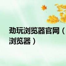 劲玩浏览器官网（劲玩浏览器）