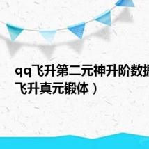 qq飞升第二元神升阶数据(qq飞升真元锻体)