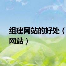 组建网站的好处（组建网站）