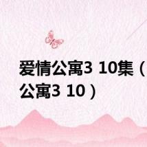 爱情公寓3 10集(爱情公寓3 10)