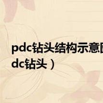 pdc钻头结构示意图(pdc钻头)