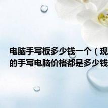 电脑手写板多少钱一个(现在市场的手写电脑价格都是多少钱呢)