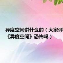异度空间讲什么的（大家评论一下《异度空间》恐怖吗）